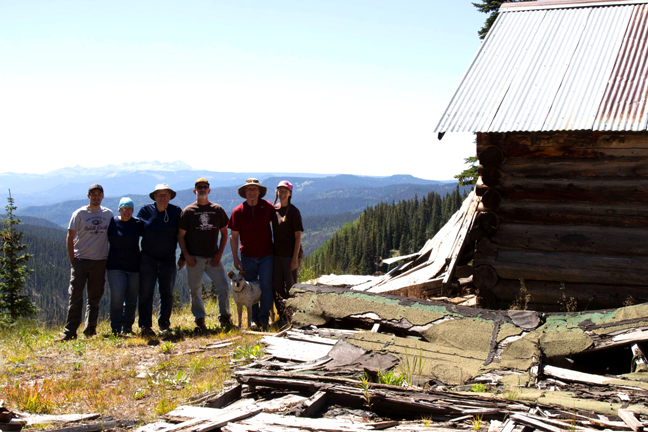 The crew at the Reward mine