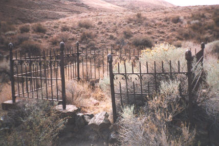 one of many graves in this cemetery
