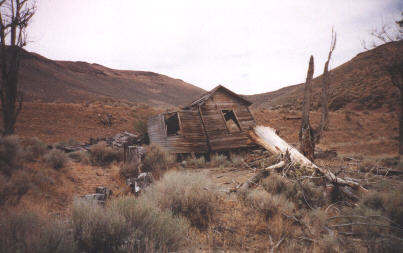 located at the head of the canyon