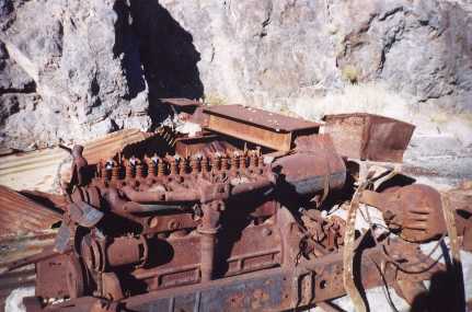 this engine, transmission and rear end were originally a car or truck