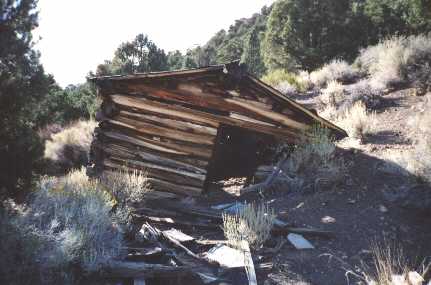 this log cabin won't last much longer