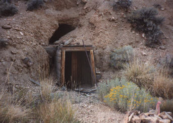 this little hole is the door to a massive mine