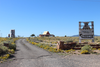 entrance to the camping area